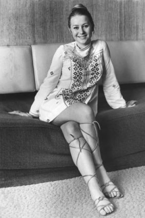 Sydney sojourn ... a 22-year-old Helen Mirren at her Kings Cross hotel in Sydney in 1968.  She was making a film version of Norman Lindsay's novel <i>Age of Consent</i>.