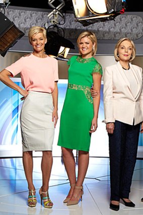 <i>Studio 10</i> team ... (left to right) Jessica Rowe, Sarah Harris, Ita Buttrose and Joe Hildebrand.