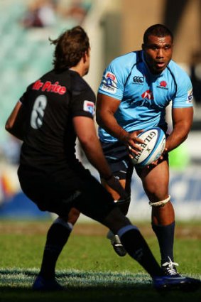 Hard marker: Wycliff Palu says Tahs are building.