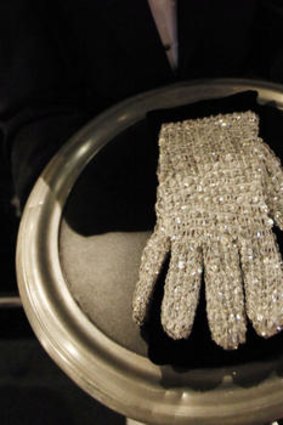 Michael Jackson's white crystal glove.