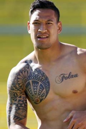 Star performer: Israel Folau showed some interest in 2012 in moving to New Zealand.