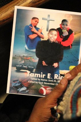 A program from the funeral for Tamir Rice in Cleveland earlier this month.