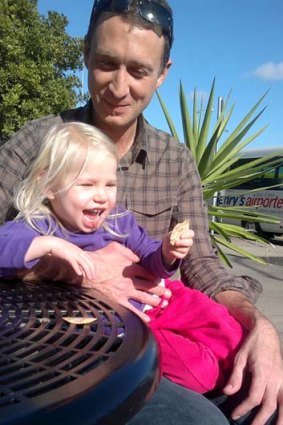 Still missing: Greg Hutchings and his four-year-old daughter Eeva Dorendahl.