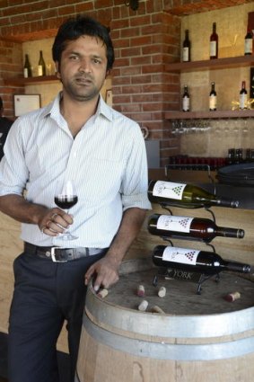 York Winery operations manager, Sachin Darade.