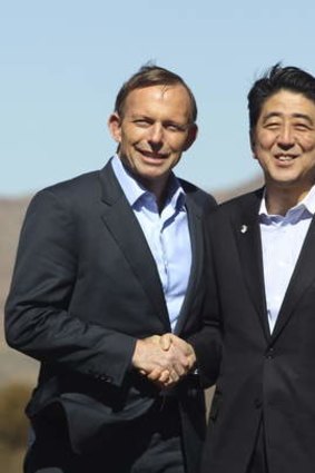 Prime Minister Tony Abbott and Japanese Prime Minister Shinzo Abe dismissed concern about whaling in the Southern Ocean.