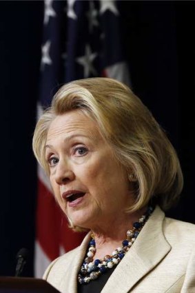 Surrendering  chemical weapons stockpiles "cannot be another excuse for delay or obstruction", said former US Secretary of State Hillary Clinton.
