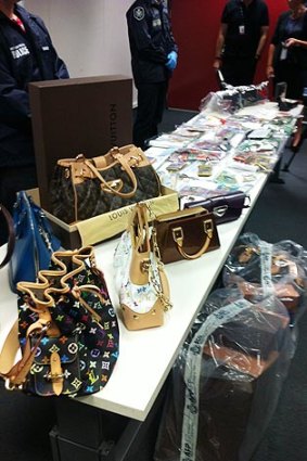 Some of the items seized.