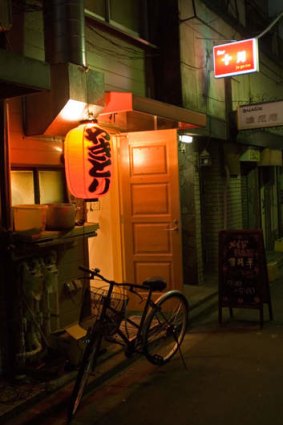 Small yakitori restaurant in the old Golden Gai district of Kabuki Cho.
