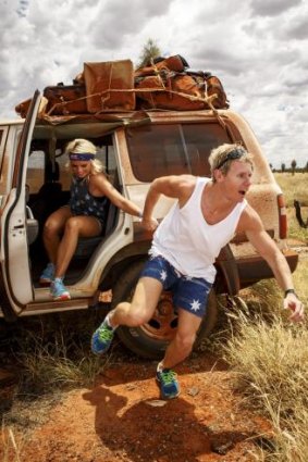 Ashleigh and Jarrod in <i>The Amazing Race Australia</i>.