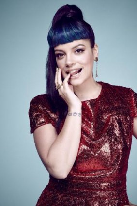 Pop wit: Lily Allen plays at the Hordern Pavilion ahead of her Splendour in the Grass appearance.