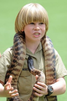 Robert Irwin says he wants to be a scientist when he grows up.