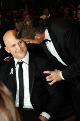 Gary Ablett and Mark Thompson at the Brownlow in 2009.