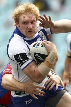 James-go-round &#8230; the Bulldogs' James Graham is likely to make way for James Gavet today.