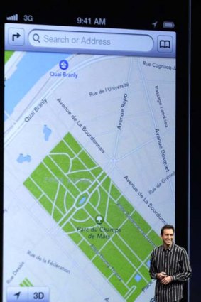 Scott Forstall, Apple's senior vice president of iOS software, talks about Apple Maps in iOS 6.