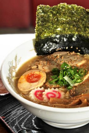 Menya Noodle Bar's tonkotsu shoyu No.1.