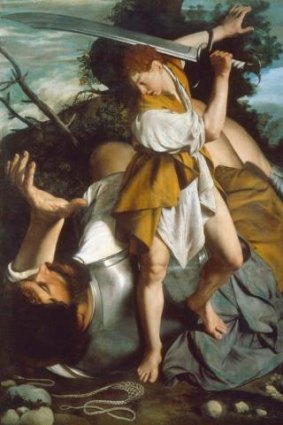 David and Goliath by Orazio Gentileschi.