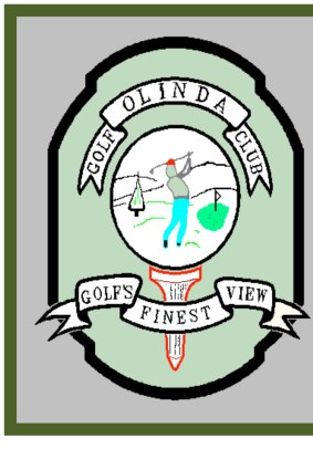 The Olinda Golf Course logo: 'Golf's Finest View'.