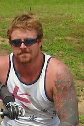 The son of one of the founding members of the Finks outlaw motorcycle club, Ned Inch (pictured) will be farewelled at a funeral on the Gold Coast today.