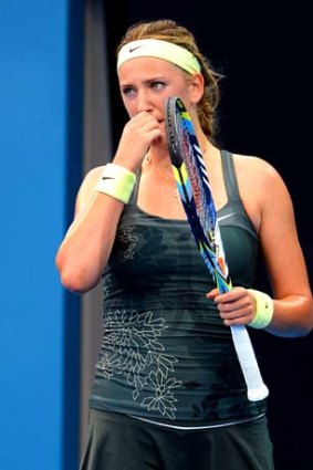 Operation ... Victoria Azarenka expects to be back on court soon.