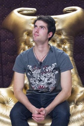 Olivieri in the diary room.