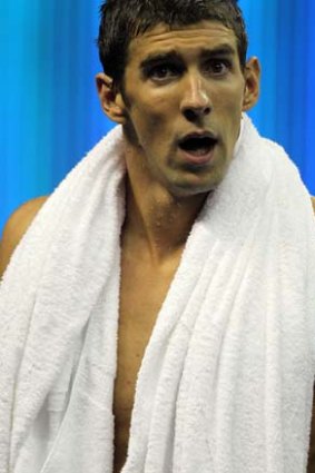 Bronze medal ... Michael Phelps.