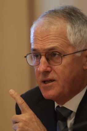 Shadow Communications Minister Malcolm Turnbull.