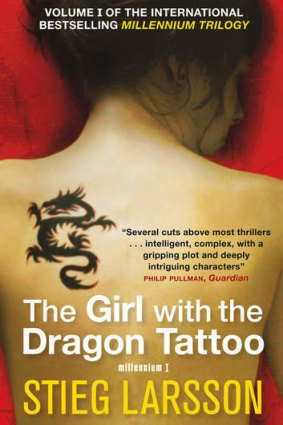 <i>The Girl with the Dragon Tattoo</i>, by Stieg Larsson.