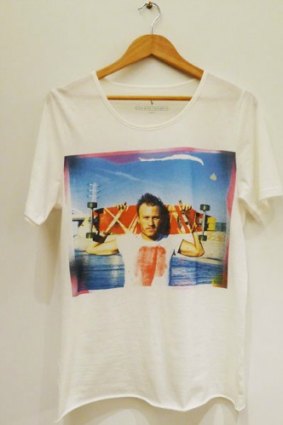 The Heath Ledger Commemorative T-Shirt designed by the late actor's sister and friend.