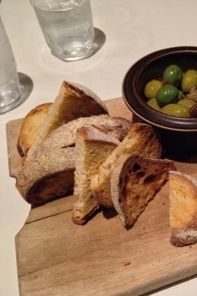 Tasty: The olives with mushroom dip at York Lane.