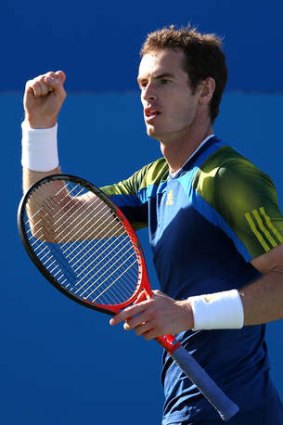 On the rise: Andy Murray.