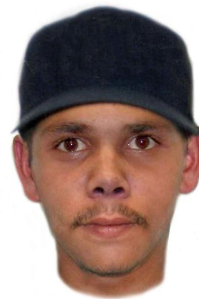 A composite of one of the men police are seeking over the assault of a deaf and mute man in Swan View.