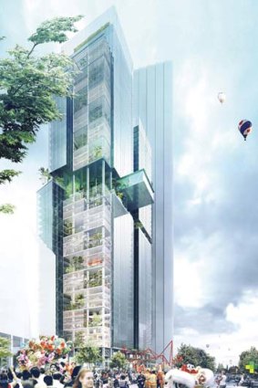 Unanimous winner: The jury praised the 220-metre tall building for its adaptability.