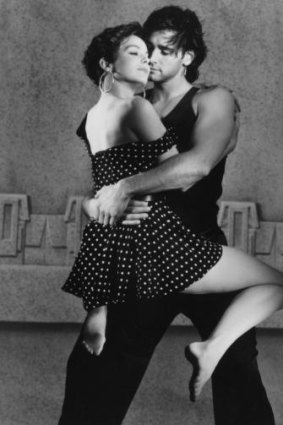 Passionate: J. Eddie Peck and Melora Hardin set the night on fire in <i>Lambada: the Forbidden Dance</i> (1989).
