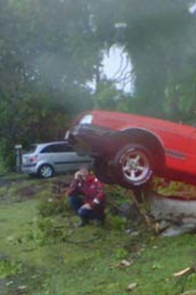 Damage caused by tornadoes at Bargara.