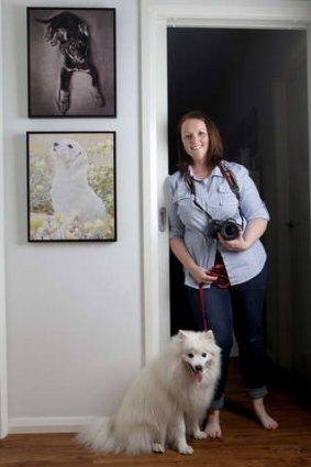 Snap decision: pet photographer Kerry Martin resigned from the navy after 16 years' service.