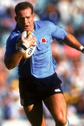 Dashing ... David Campese is a proponent of running rugby.