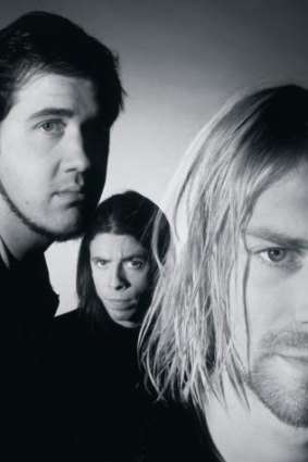 Nirvana: (From left) Krist Novoselic, Dave Grohl and Kurt Cobain.
