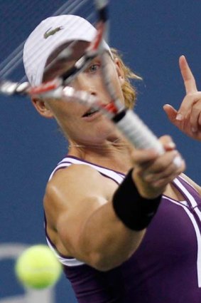 Tough ... Sam Stosur was brave in defeat by Kim Clijsters.