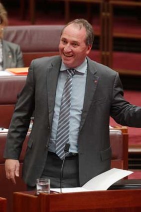 "Instead of going one step forward we go 10 steps backwards": Nationals senator Barnaby Joyce.