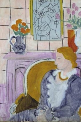 Returned: <i>Woman in Blue in Front of a Fireplace</i> circa 1937 by Henry Matisse.