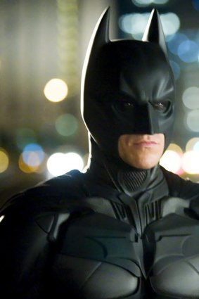 Christian Bale as Batman.