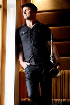 Saxophonist Jamie Oehlers.