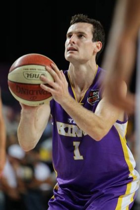 Sydney Kings guard Ben Madgen played strongly in the win over the Breakers.