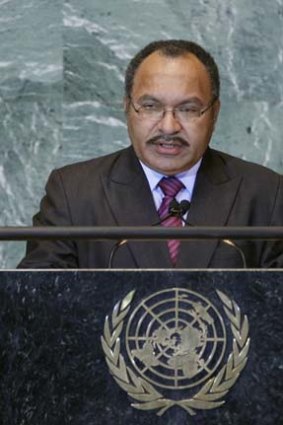 Prime Minister of Papua New Guinea, Peter O'Neill.