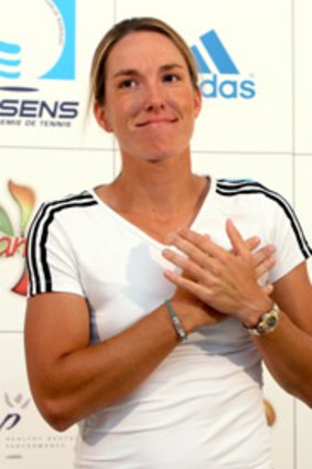 Seven-time grand slam champion Henin continues her return from retirement
