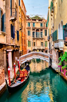 Scenic Venice will start fining tourists $A750 for their noisy wheels.
