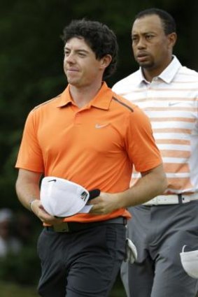Rory McIlroy and Tiger Woods.