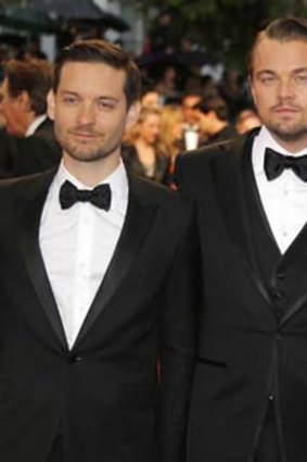 The men of <i>Gatsby</i>: Tobey Maguire, Leonardo DiCaprio amd Baz Luhrmann.