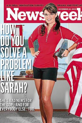 The Newsweek cover, featuring Sarah Palin.