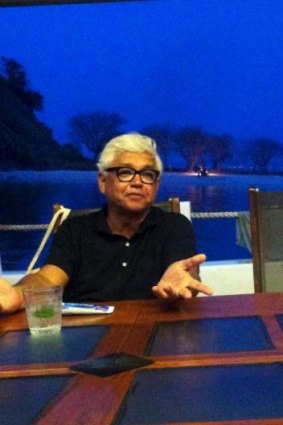 In progress: Novelist Amitav Ghosh is working on a non-fiction book on the drug trade.
